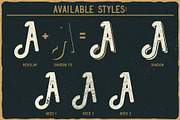 Aviation Cocktail Font + BONUS, a Blackletter Font by VozzyStock (Thumbnail 4 of 10)