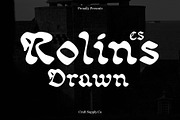 CS Rolins Drawn, a Sans Serif Font by Craft Supply Co. (Thumbnail 1 of 8)