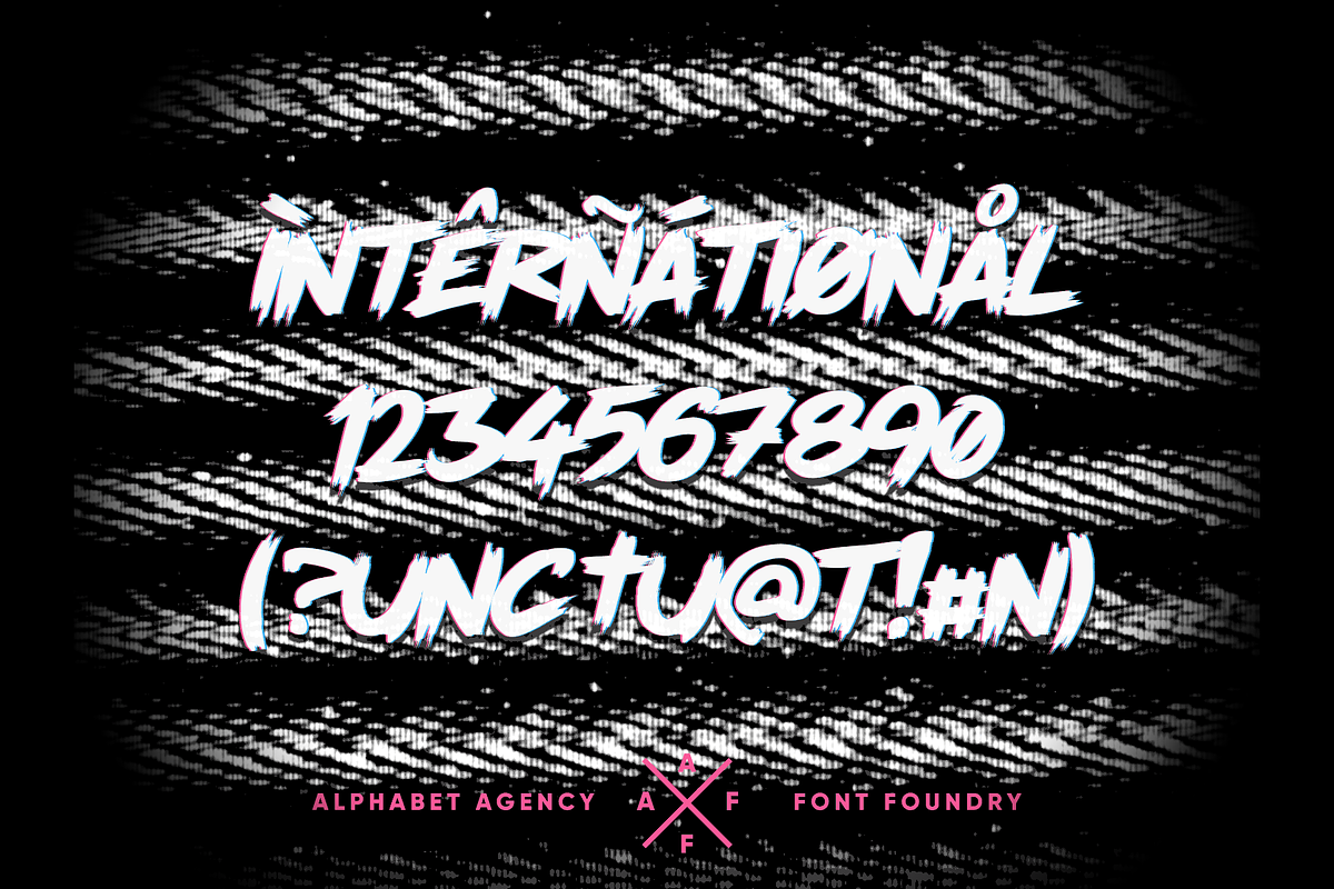 THEY LIVE BRUSH FONT preview 4
