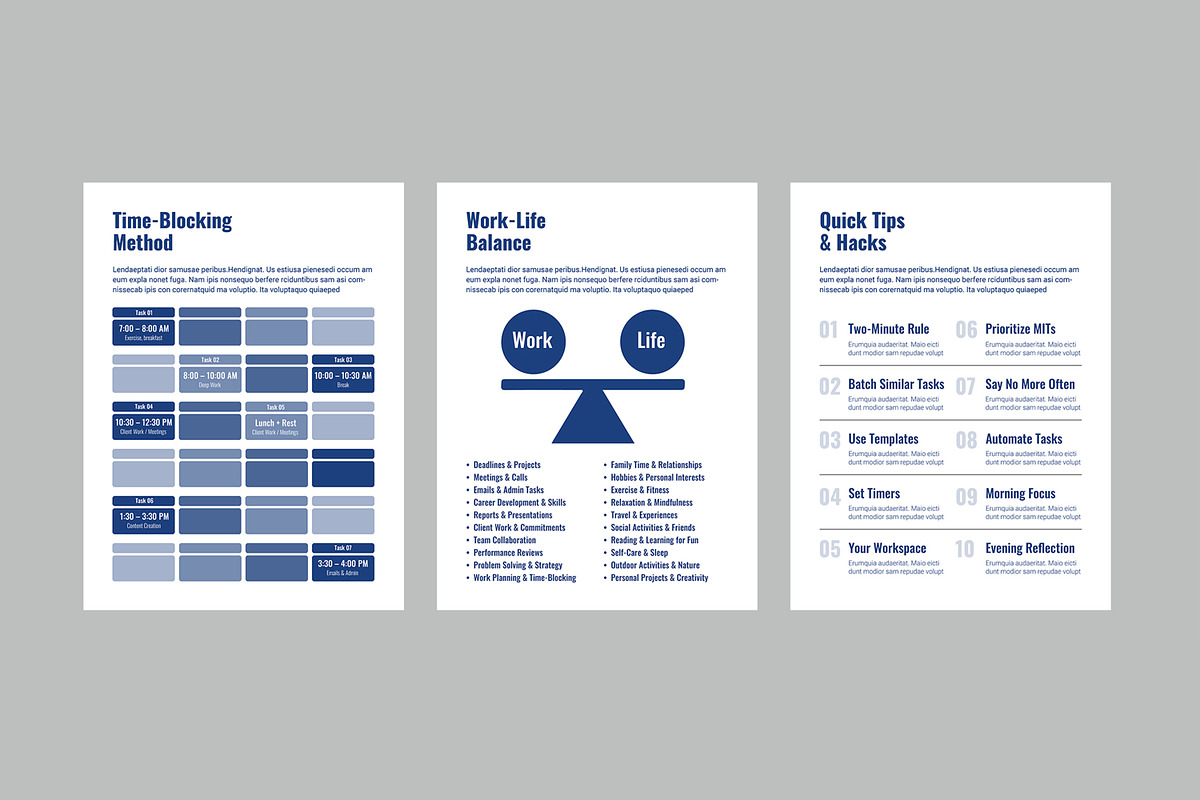 Time Management Ebook preview 6