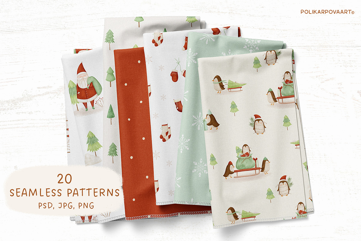 Magical Christmas - kids collections, a Seasonal Illustration by polikarpovaart (Photo 9 of 20)
