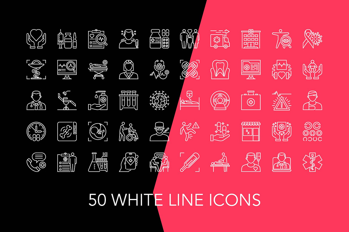 200 Medical and Healthcare Icons, an Icon by Genestro Shop (Photo 4 of 5)
