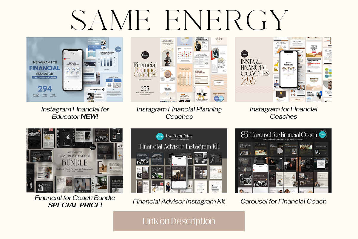 Financial Planning Instagram CANVA, a Social Media Template by Analogi Studio (Photo 23 of 24)
