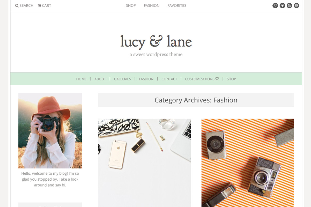 The Lucy & Lane Theme, a WordPress Template by angiemakeswebsites (Photo 5 of 5)