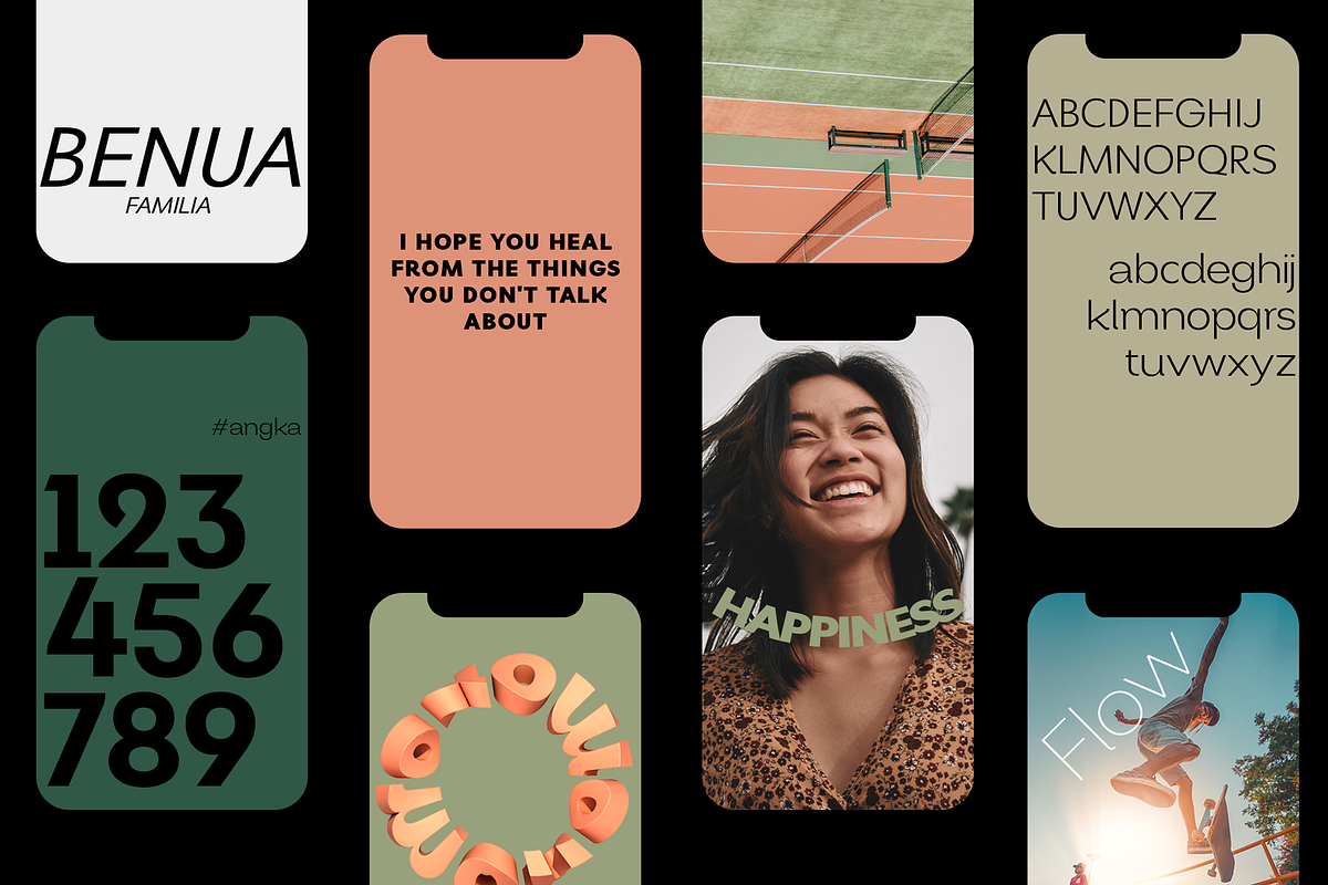 Benua Grotesque TypeFamily + Italic, a Serif Font by Jehoo Creative (Photo 11 of 12)