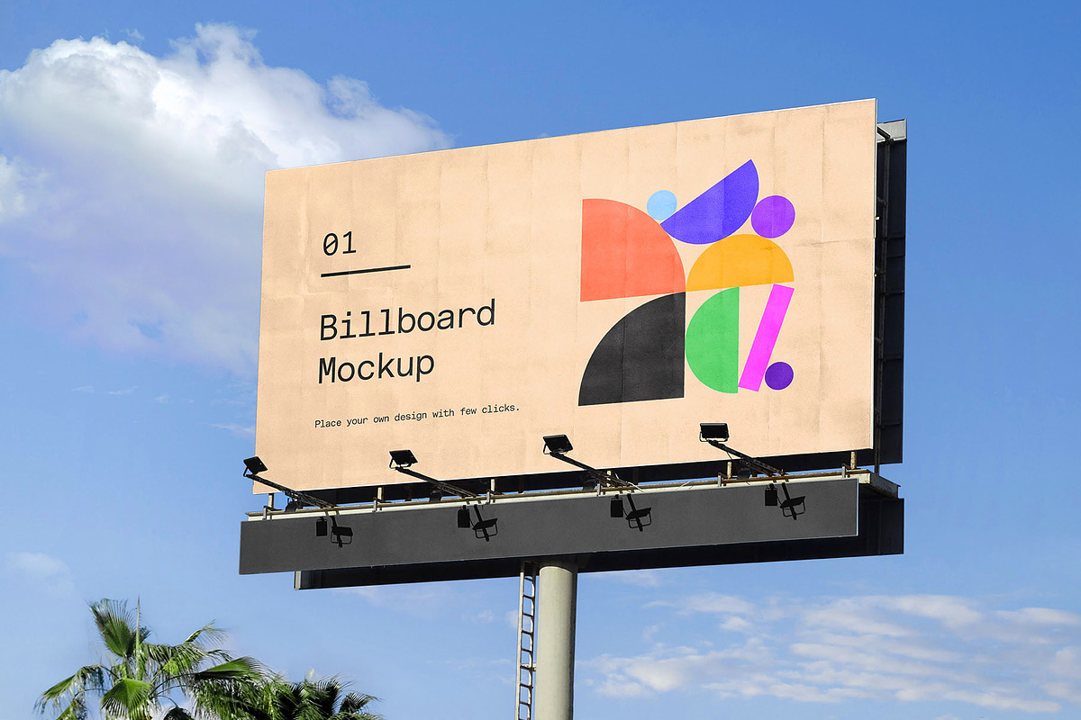 Billboard Poster Street Mockup, an Advertising Mockup by Asylab (Photo 1 of 5)