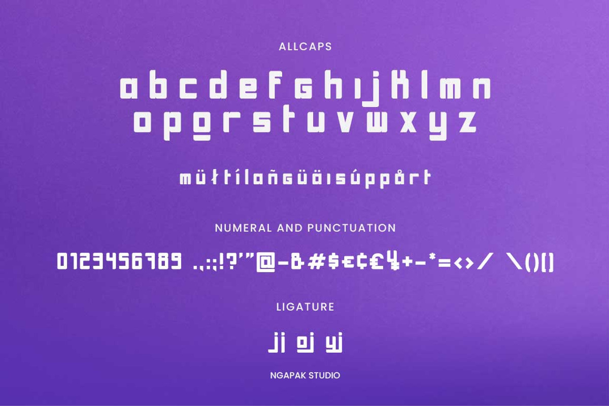 Game Changer | E-Sport Typeface, a Symbol Font by Ngapak Studio (Photo 5 of 9)