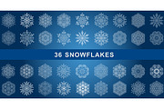 Set of Round Snowflakes With Winter, a Texture Illustration by FineArtStudio (Thumbnail 1 of 3)