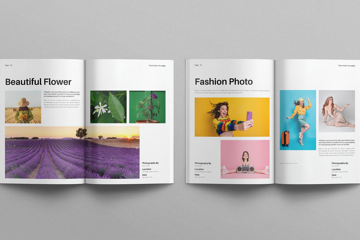 Photo Book Template, a Brochure Template by E-Type (Photo 5 of 7)