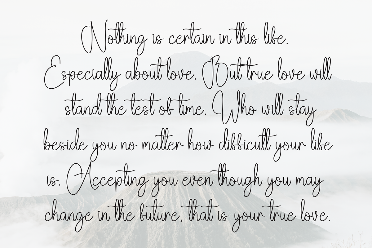 Umbrella | Script Font, a Handwritten Font by Scratchones (Photo 6 of 8)