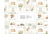 Pumpkin patch autumn harvest pattern, a Pattern Graphic by Milatoo (Thumbnail 2 of 4)