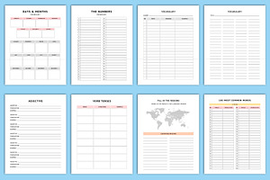 2025 Language Learning Planner