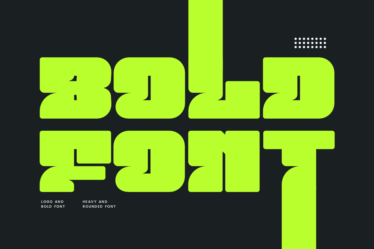 Sunyprog Bold Heavy & Logotype Font, a Sans Serif Font by QR Design Studio (Photo 2 of 8)