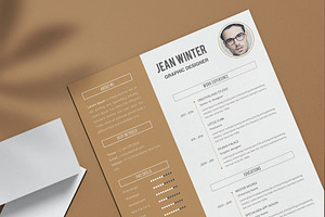 Jean Winter Resume Template