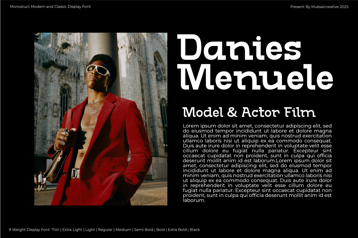 Monostruct, a Slab Serif Font by Muksal Creative (Photo 6 of 10)