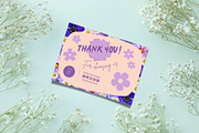 Thank you card template canva, a Card Template by DesignArts (Thumbnail 2 of 4)