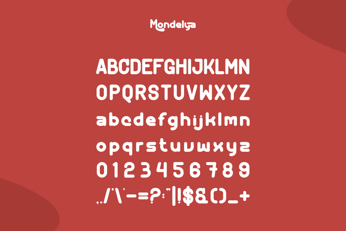 Mondelya - Funny Font, a Sans Serif Font by Iqsiart Studio (Photo 3 of 7)