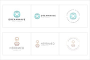 300 Geometric Premade Logo Bundle, a Branding & Logo Template by XpertgraphicD (Thumbnail 44 of 63)