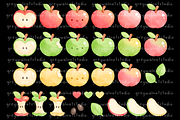 Apples Clipart, an Education Illustration by greywalnutstudio (Thumbnail 3 of 4)