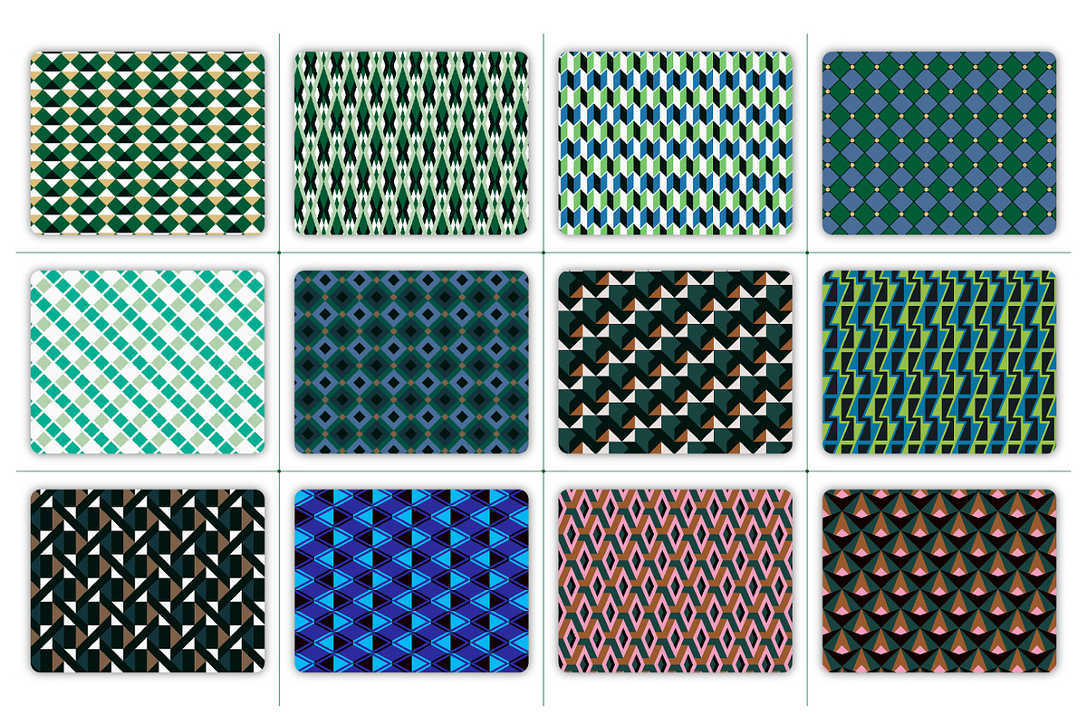Modern Geometric Patterns Pack, a Pattern Graphic by ASTUDIO (Photo 5 of 9)