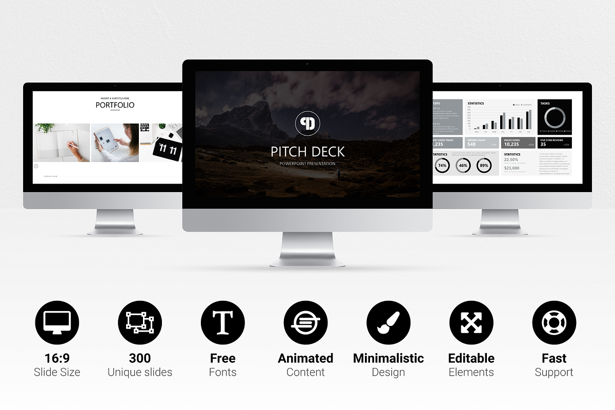 Business Pitch Deck PPTX Template, a Presentation Template by AdrianDragne (Photo 2 of 11)
