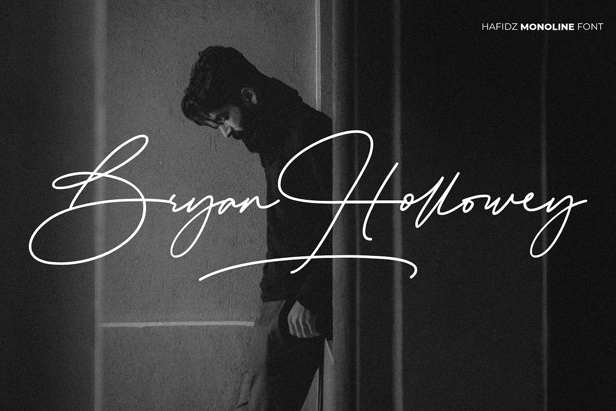 Hafidz – Luxury Signature Font, a Script Font by RedyStudio (Photo 7 of 19)