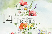 SUMMER MEADOW wildflower watercolor, a Decorative Illustration by Yuliya Derbisheva (Thumbnail 6 of 16)