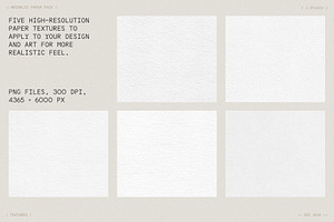 Wrinkled Paper Pack 70 PNG Files