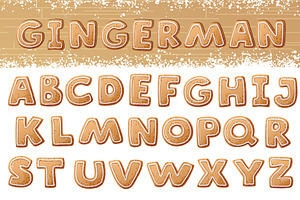 Gingerbread ABC Letters