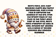 Retro ORTER GROOvy - Handwritting, a Handwritten Font by Charmingbear59.design (Thumbnail 5 of 10)