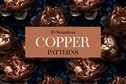 10 Copper Botanica Patterns, a Pattern Graphic by Motifs (Thumbnail 10 of 12)