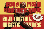 Retrovara Retro Techno Display Font, a Font by PutraCetol Studio (Thumbnail 2 of 5)