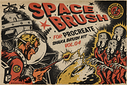 Space Brush for Procreate, a Brush Add-On by SHAKA (Thumbnail 1 of 7)