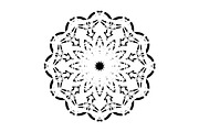 Modern Black and White Mandala Pack, a Decorative Illustration by NJ Himel (Thumbnail 76 of 101)