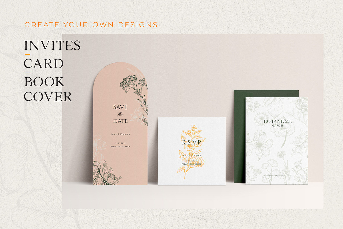 Flowers Bundle - 3 collections, an Illustration by Manimanisa (Photo 16 of 16)