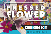 Pressed Flowers Floral Collage Kit, an Object Graphic by Tara Leigh Designs (Thumbnail 6 of 6)
