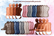 Winter Mood, Family Clipart, a Decorative Illustration by ArtedeCatrin (Thumbnail 2 of 12)