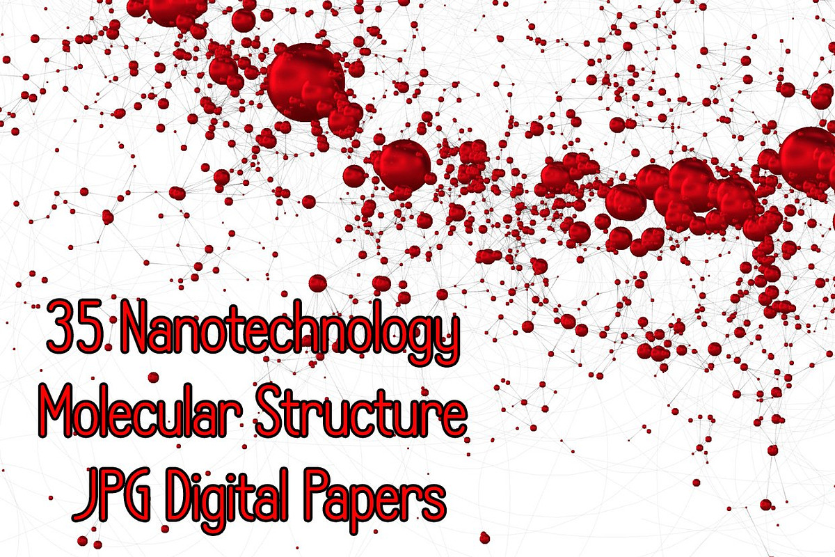 Molecular Structure JPG Digital Pape, a Background Graphic by Kseniya-Omega (Photo 1 of 7)