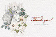 Wild Animals Watercolor Clipart, an Animal Illustration by PawGraphic (Thumbnail 11 of 12)