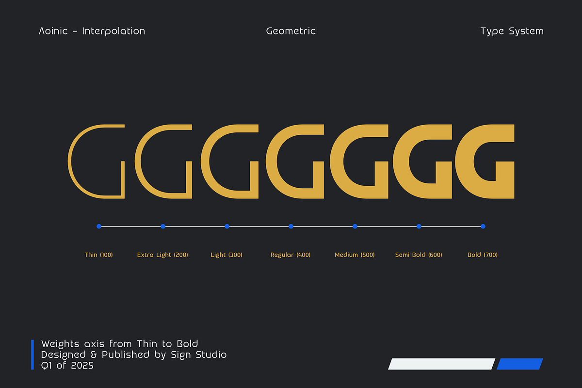 Aonic VF - Geometric Variable Font, a Sans Serif Font by Sign Studio (Photo 2 of 16)