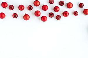 Red ornaments stock image containing stock image, stock photo, and christmas
