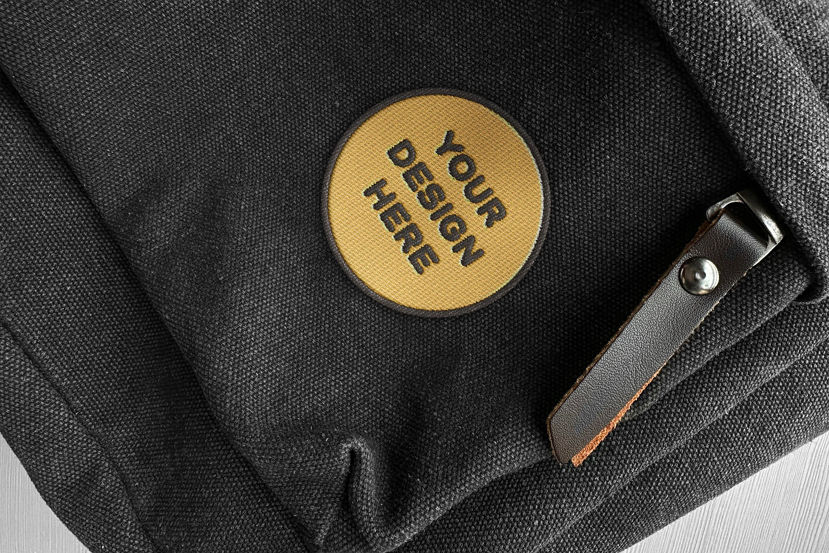 Backpack Patch Mockup, a Product Mockup by Design Squad (Photo 5 of 5)