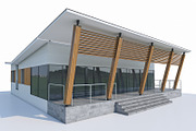 Small Office Building, an Architecture 3D Model by 3DNUTS (Thumbnail 2 of 10)