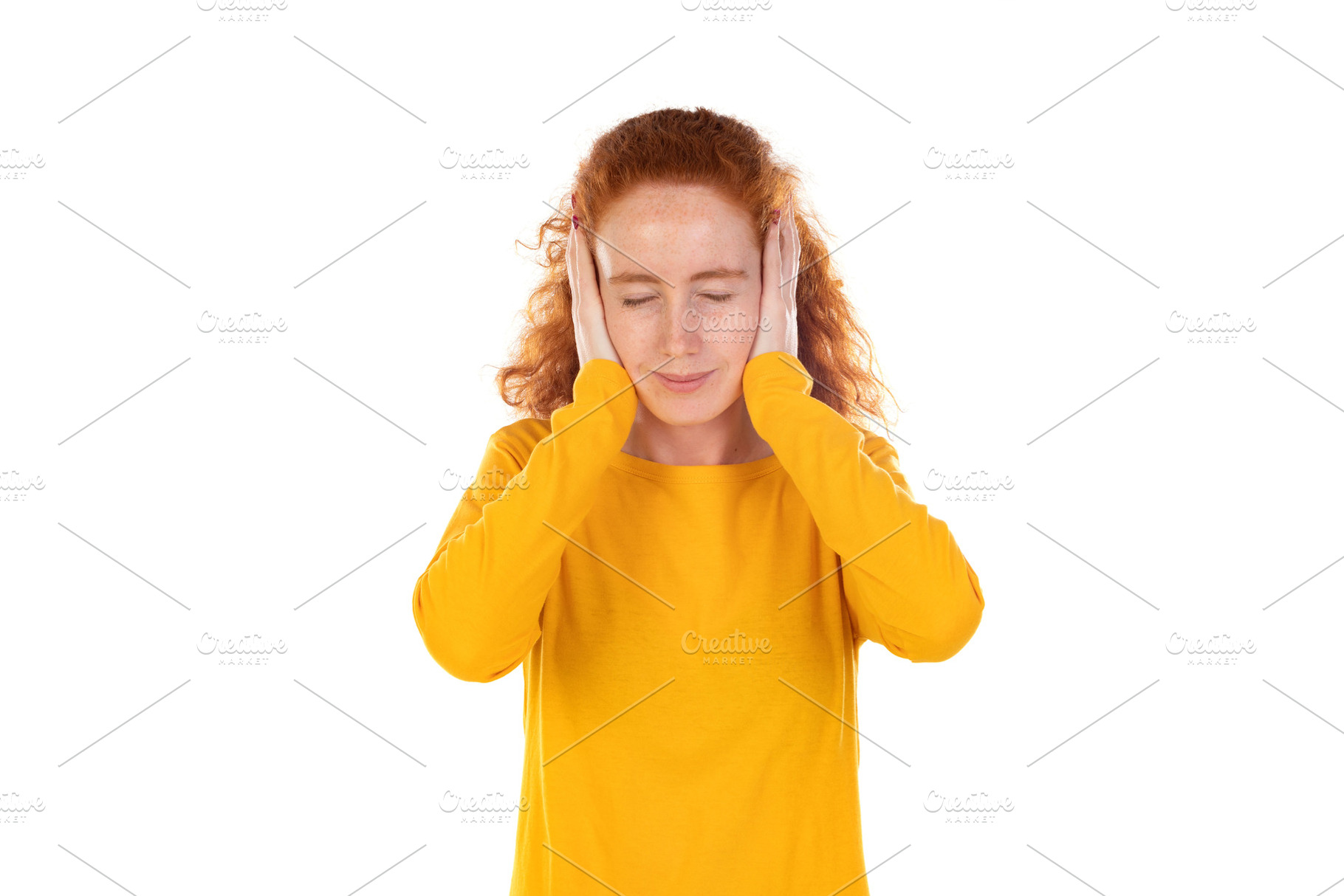 Worried redhear girl, a Person Photo by José Manuel Gelpi