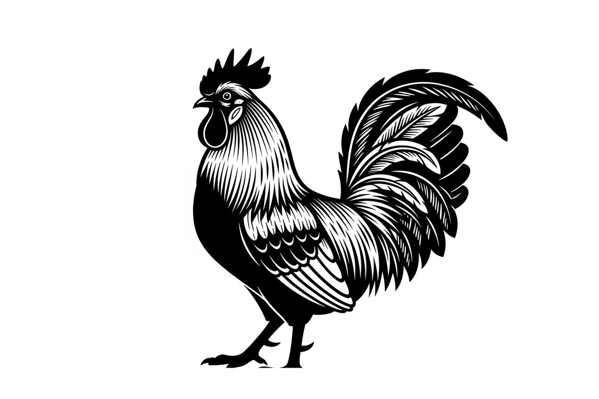 Rooster Chicken Silhouette Bundle, an Illustration by Designs_River (Photo 30 of 51)