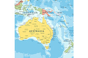Vector World Map - Large&Detailed, a Decorative Illustration by PorcuPen Works (Thumbnail 4 of 9)