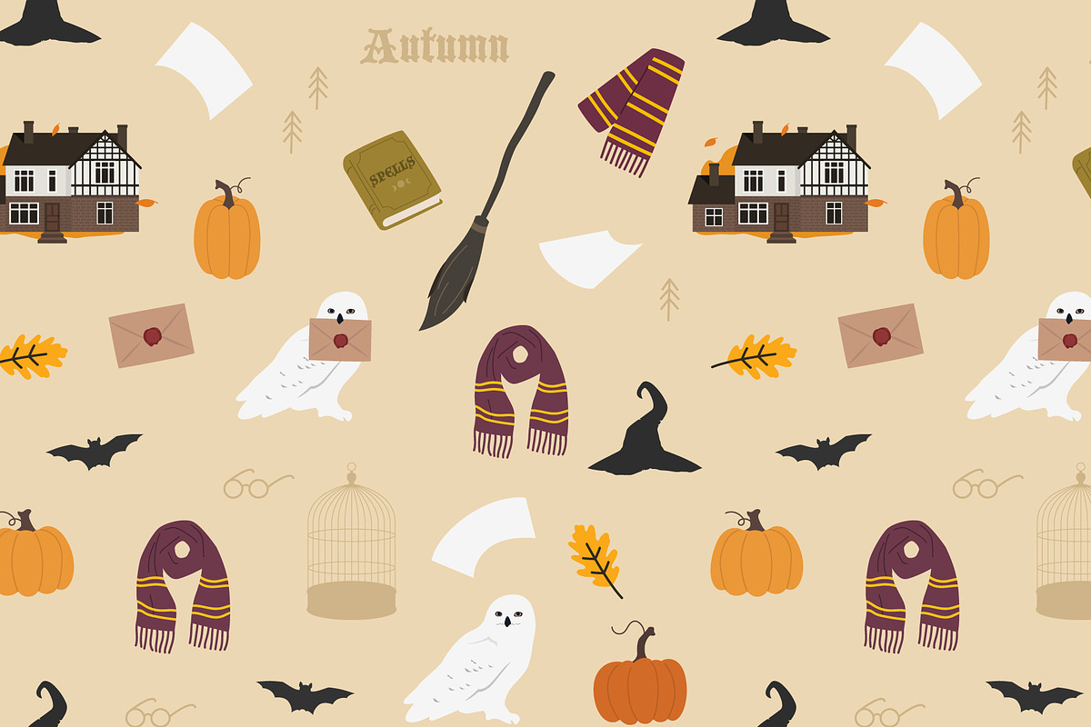 Magic - flat vector set, a Seasonal Illustration by yabluko_draws (Photo 6 of 8)