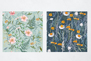 Floral delight vector patterns set, a Pattern Graphic by FleurArt (Thumbnail 2 of 13)