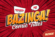 Retro Comics Text Effects, a Layer Style Add-On by Andrew Skoch Design (Thumbnail 3 of 8)