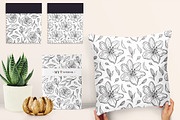 Floral Elements. Seamless Patterns., a Decorative Illustration by Diana Kovach (Thumbnail 13 of 18)
